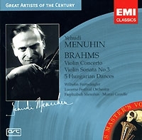 Great Artists Of The Century Yehudi Menuhin Brahms артикул 12615a.